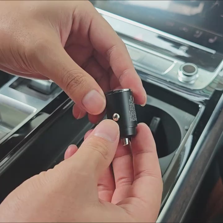 Car Charger 90W TypeC Suitable For IPhone 14 13 Pro Max For IPad For Samsung Ultra Mini Metal Fast Charging Adapter PD30QC30 Dual Port