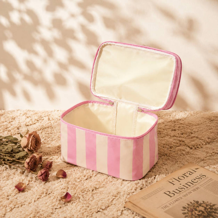 Striped Travel Makeup Bag  SA29