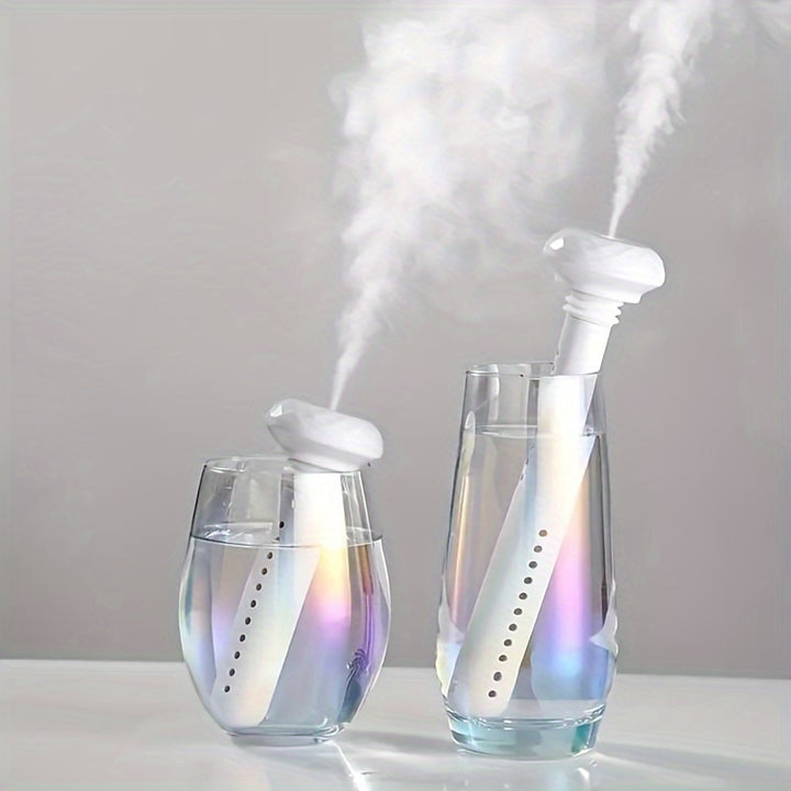 1pc Portable Humidifier Water Bottle Mineral Water Carmounted Spray USB Household Large Spray Humidifier