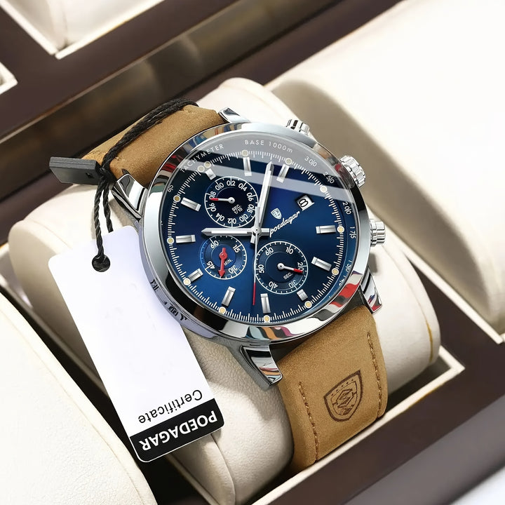 Mens Waterproof Chronograph Watch  QD79