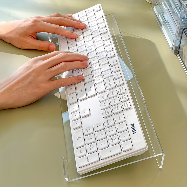 Ergonomic Acrylic Keyboard Stand  WA7G