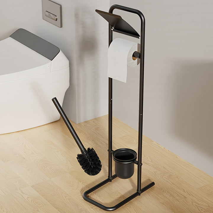 Freestanding Toilet Paper Holder with BrushAMLUYGUGF
