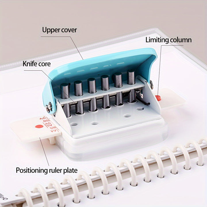 6Hole Punch Notebook Binder Tool9XMK