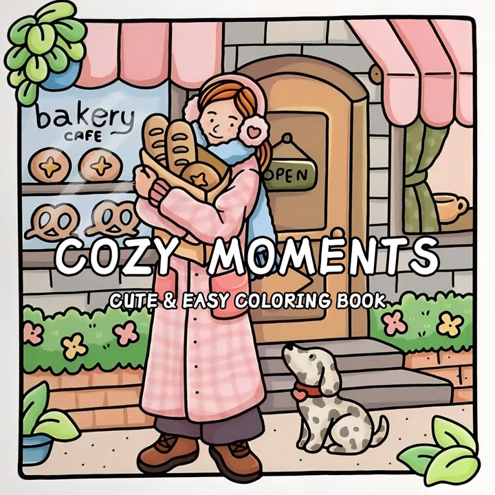 Cozy Cafe Coloring Book NJ9637