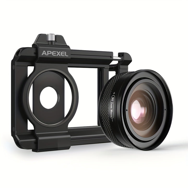 APEXEL 1020X Zoom DSLR Level Macro Lens  Lightweight  Portable Universal Fit for iPhone for Samsung Huawei Xiaomi  Most Smartphones