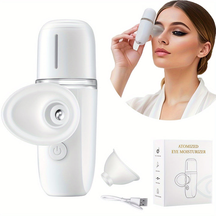 Nano Mist Eye Moisturizer USB Rechargeable  Hydrating Sprayer Gentle Eye Care Device Portable Beauty Tool With Easy Absorption Gifts For Women