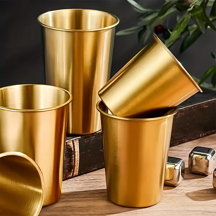 Golden Insulated Stainless Steel Mugs RZN443