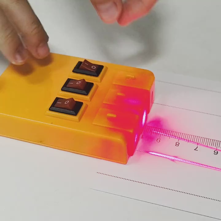Geometric Optics Experiment Set Optical Lens Kit with Convex and Concave Lenses for Light Refraction and Reflection  Ideal for Physics Teaching and Science Gifts