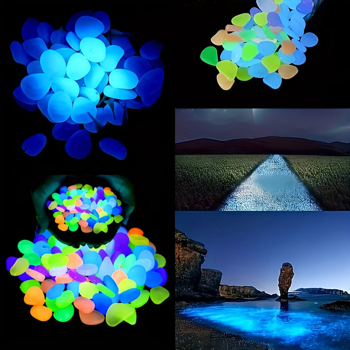 Luminous Decorative Pebbles for Aquariums and Garden Decoration 12000 pcs bag  YM2D