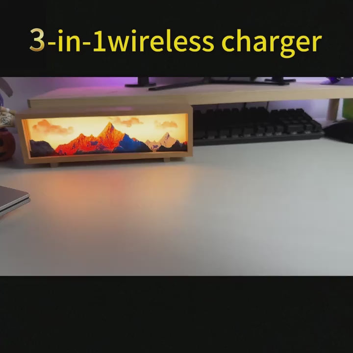 Super Fast 15W Foldable 3in1 Wireless Charging Block  Universally Compatible With IPhone 1215 IWatch 39 AirPods 32Pro  Space Saving Design Enhanced Convenience