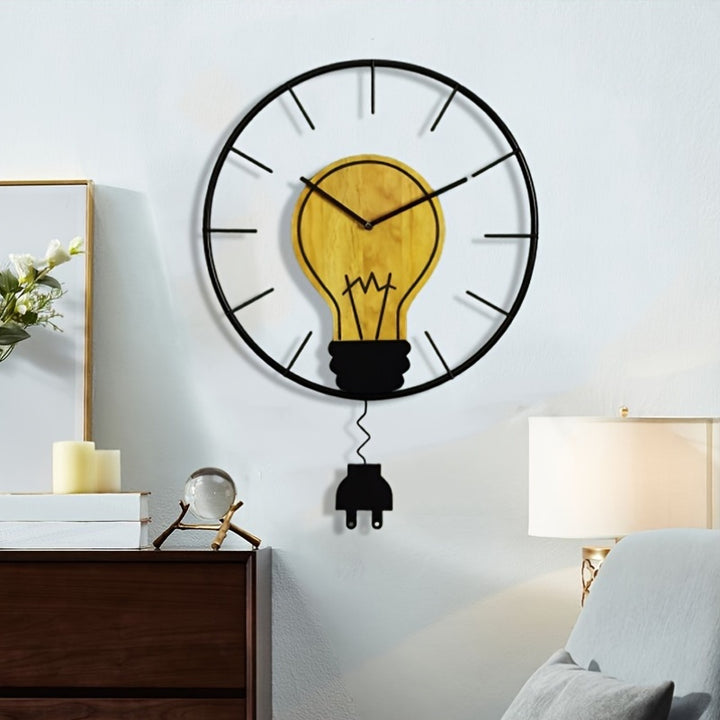WANTIFO Battery Powered Acrylic Wall Clock  L2EK