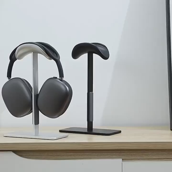 Aluminum Alloy Desktop Storage Rack For Airpods Max Sleep Headphone Stand Automatically Disconnects Wireless Headworn Headphone Stand Gaming Headphone Hanger