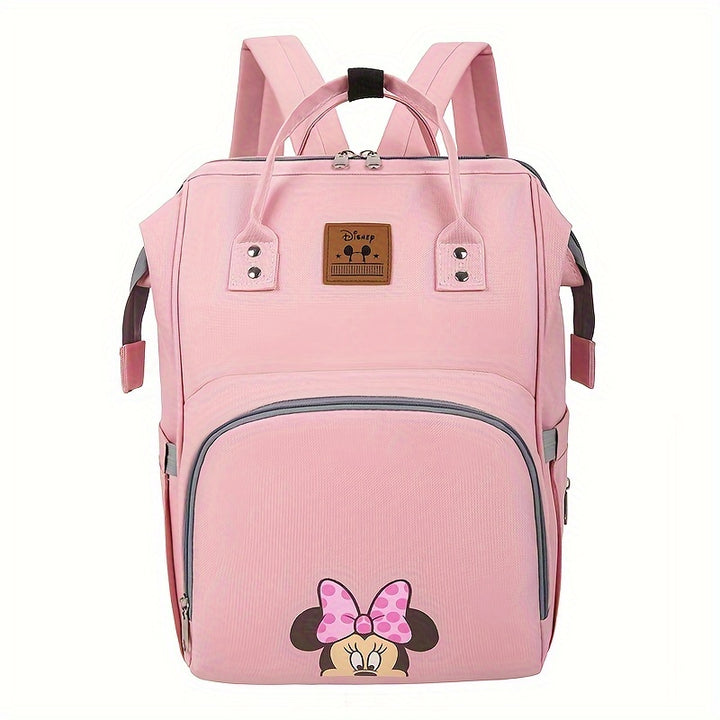 1pc Disney Mickey  Minnie Backpack Lightweight  Multifunctional Nylon Travel Backpack G21P