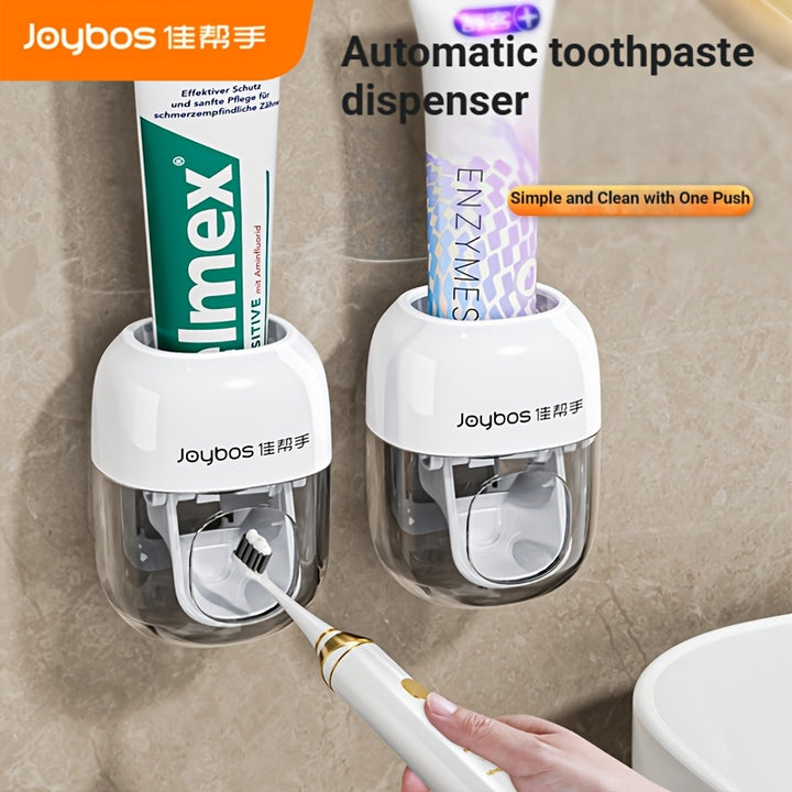 2Pc Automatic Toothpaste Dispenser  Holder