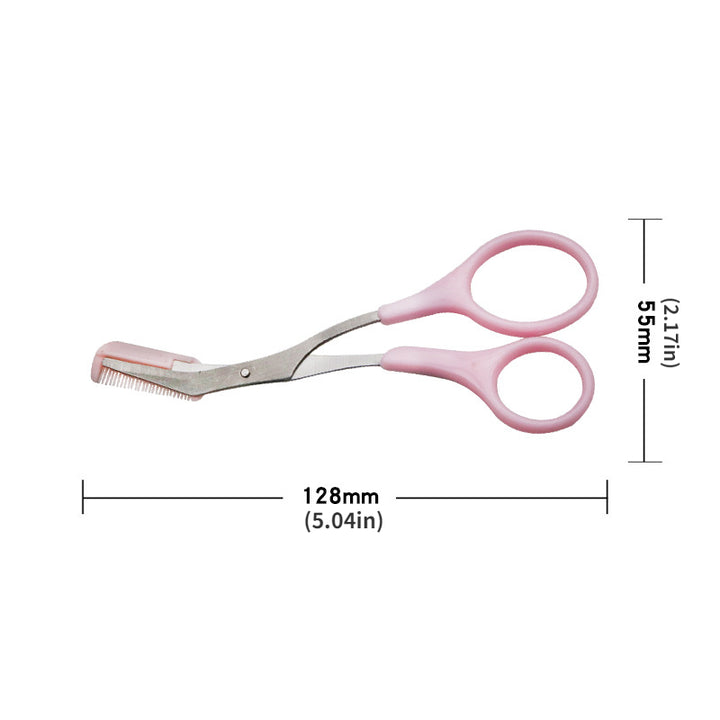 Eyebrow Trimmer Scissor with Comb for Facial Hair Grooming and Shaping  TJR3N9M