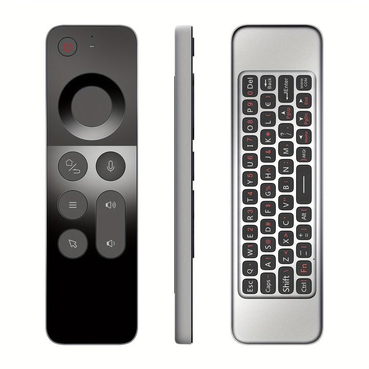 W3 Air Mouse Remote Control With Voice Control Motion Controlled KeyboardT2L1