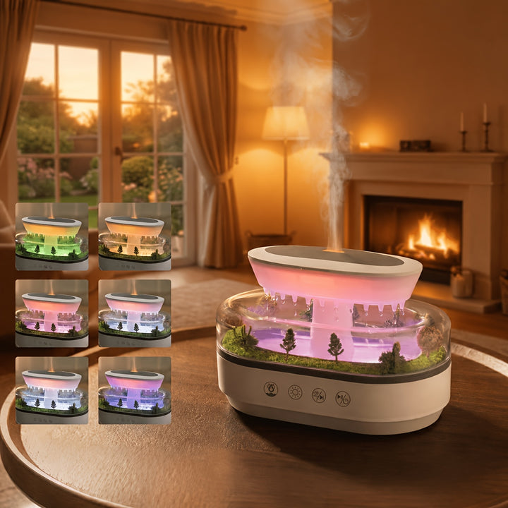 Raindrop Aroma Diffuser White Noise Machine  SA35