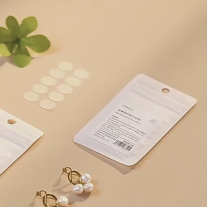 50100pcs Invisible Breathable Earlobe Support And Protection Stickers For Womens Ear Holes Anti Widening Stickers For Earring Protection Stickers