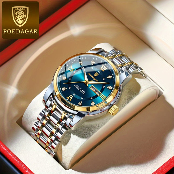 Luminous Stainless Steel Mens Wrist Watch  KKES