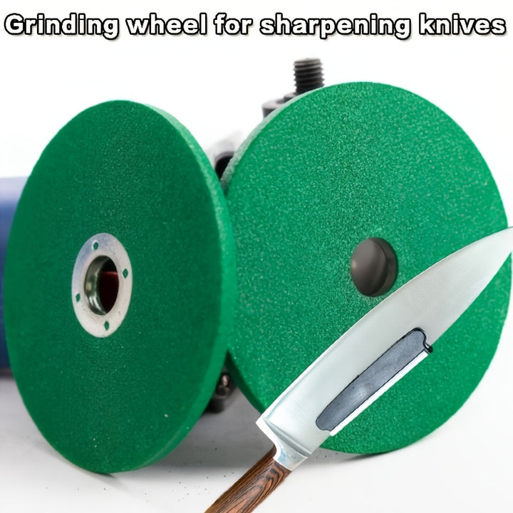 2pcs Resin Grinding Wheel Set  Durable ABS Material 1016 cm Size for Sharpening Rust Removal  Polishing Ideal for Knives  Scissors with Angle Grinder Compatibility for Home  Professional Use
