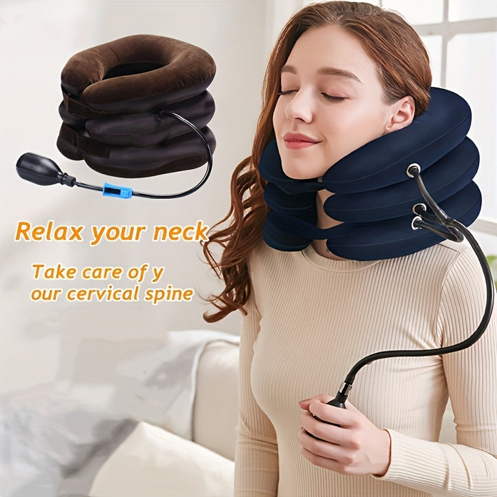 Portable Relief Inflatable Neck Stretcher Pillow APS58