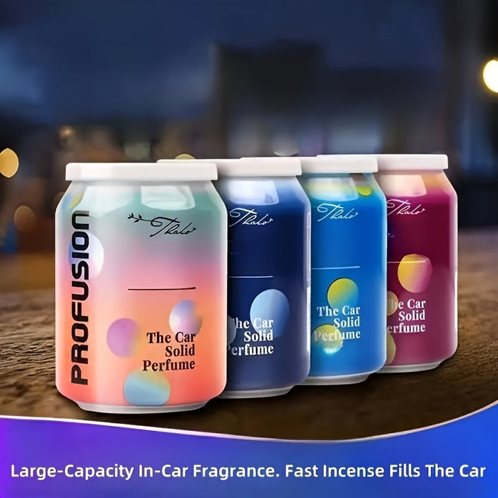 1pc Premium Canned Car Air Freshener Aromatherapy  LongLasting Fragrance Solid Perfume Creative HighEnd Design
