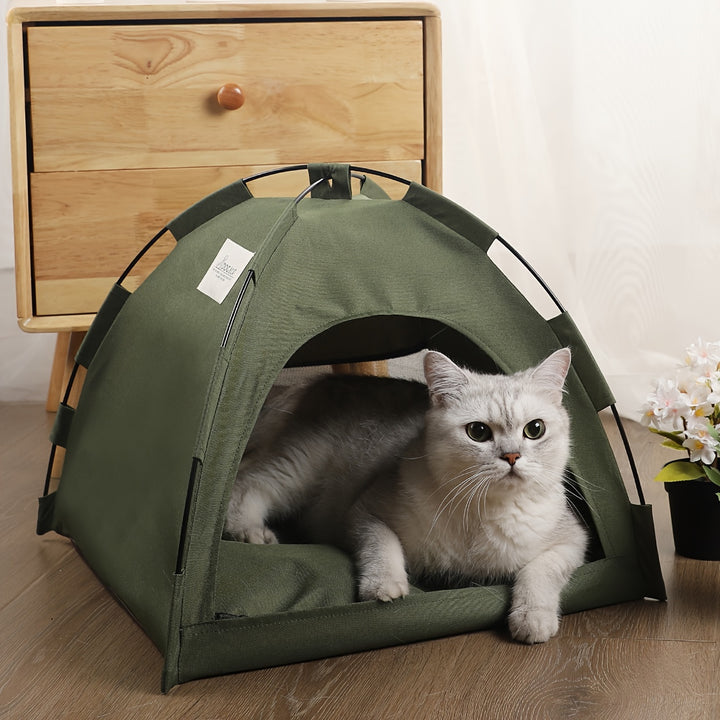 Cozy Pet Tent for Cats and Dogs  Soft and Comfortable Sleeping Nest with Solid Color Design