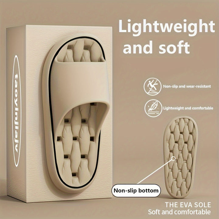 VMI Mens EVA Breathable Slippers  Lightweight and Soft Casual Minimalist Solid Color SlipOn Slides with NonSlip Sole for Indoor Walking Shower SpringSummer  Round Toe Design with EVA Sole