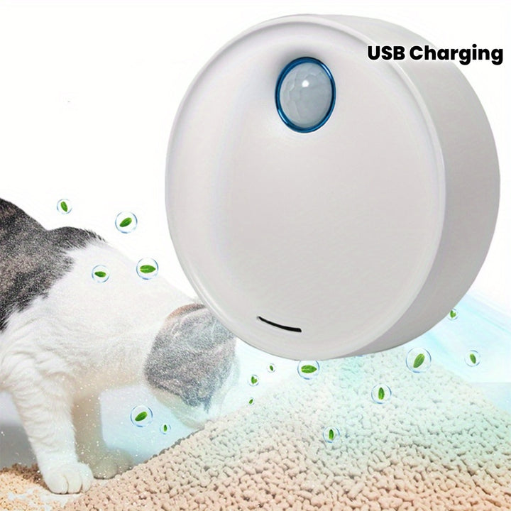 KEBIDU Rechargeable Cat Litter Box Air Purifier
