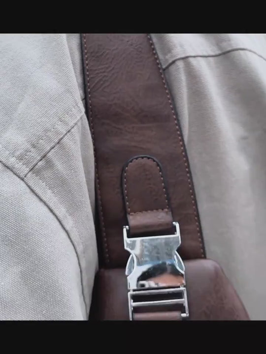 WEIXIER Trendy Waterproof Wearresistant Chest Bag For Men Portable Casual Sling Bag For Daily Commute  Hanging Out