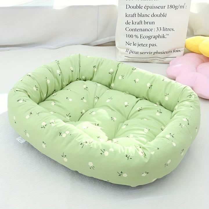 Luxurious Plush Pet Bed For Dogs  Cats  FM3D