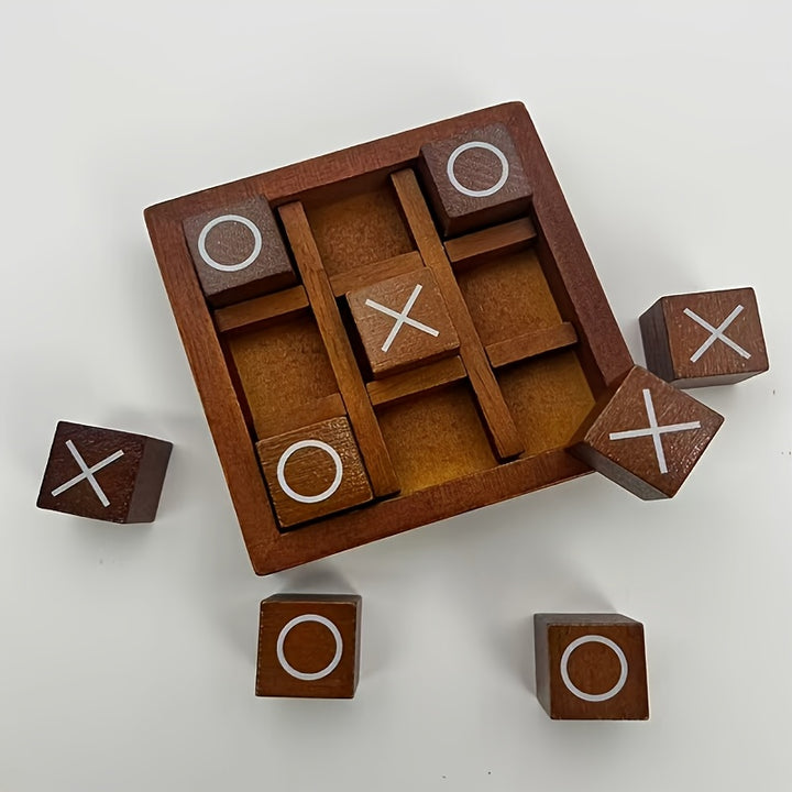Wooden TicTacToe Focus  Logic GameAMLWTFLG