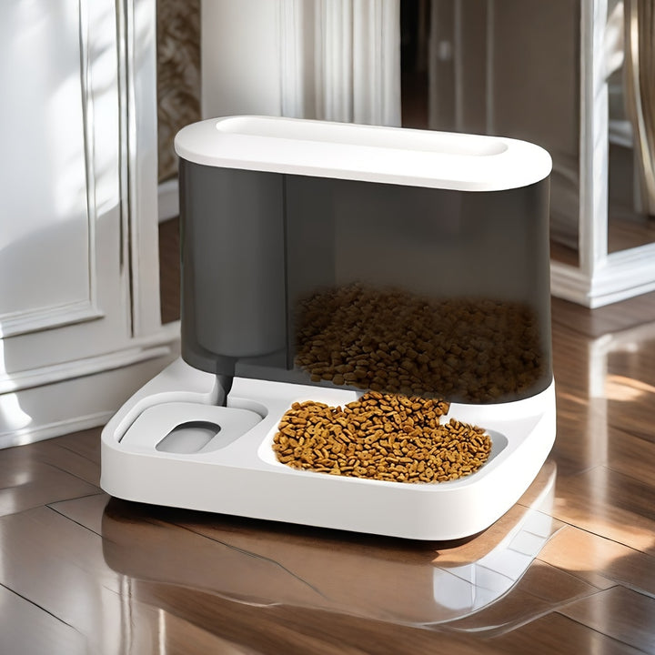 2 In 1 Cat Automatic Food And Water Feeder  UBV9