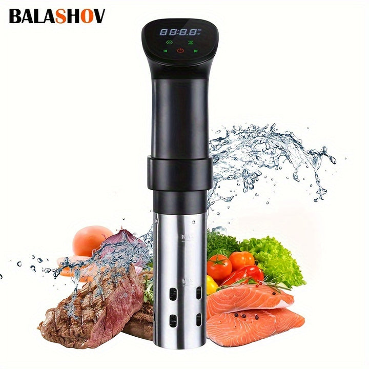BALASHOV EU Plug Sous Vide Machine Immersion Circulators Precision Cooker UltraQuiet FastHeating With Big Touchscreen Accurate Temperature And Time Control Kitchen Gadgets