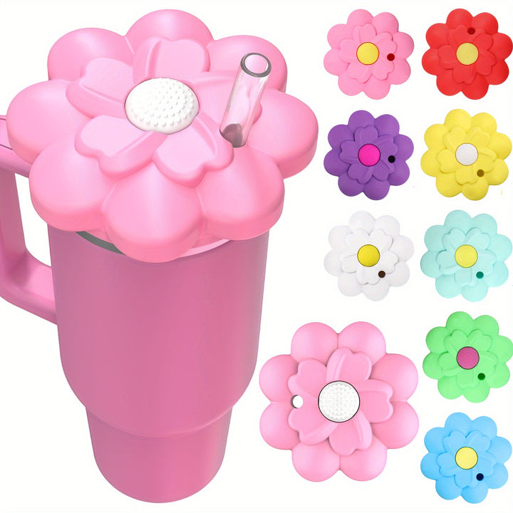 DOMUUH 40oz Cup Silicone Lid  Dustproof  counterScratch Cover for tool brand Cups Perfect for Autumn Festival Holiday season Valentines Thanksgiving Mothers Day