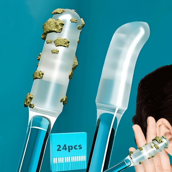 24 Reusable Ear Cleaning Sticks