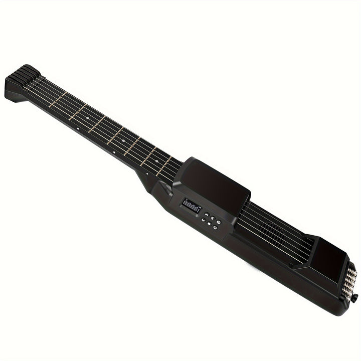 USB Charging Smart Acoustic Electric Guitar Pocket Guitar Travel Guitar Silent Guitar Chord Practice Portable Guitar AI Guitar Practice Assistant Neck Self Study Coach Beginners Dont Hurt Hands AI LCD