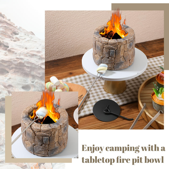 Modern Portable Desktop Fire Pit RZN79
