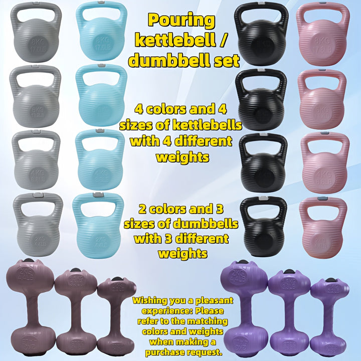 Versatile WaterFillable Weights Home Gym  Yoga