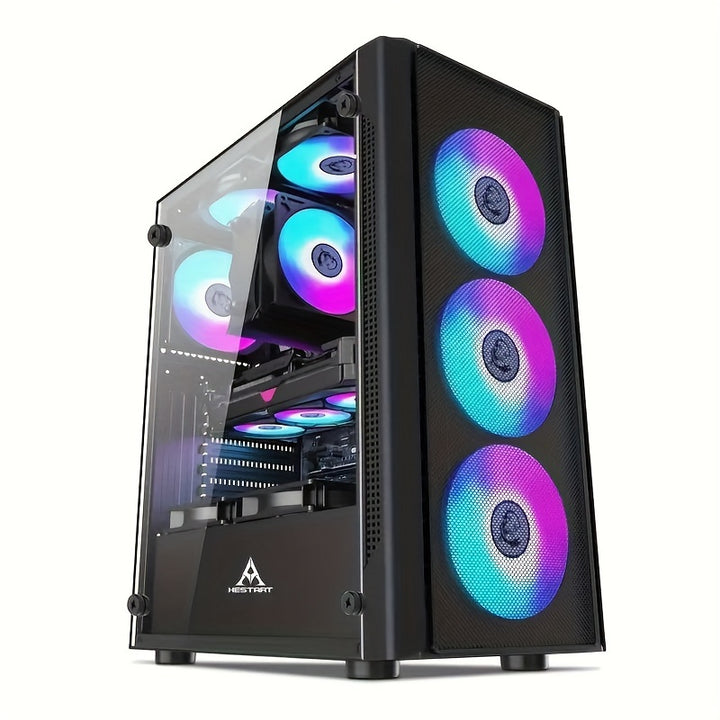 High Quality ATXMATXMINIITX Case With 6 RGB Cooling Fan  YG7J