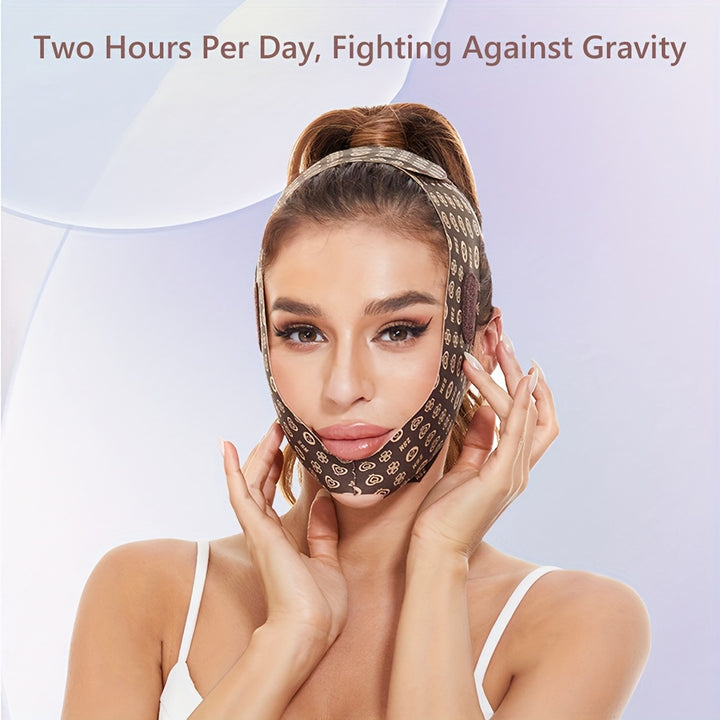 Double Fixation Chin Strap With Reinforcing Band Double Chin Reducer Double Chin Eliminator Double Chin Strap V Line Mask Face BeltCI37