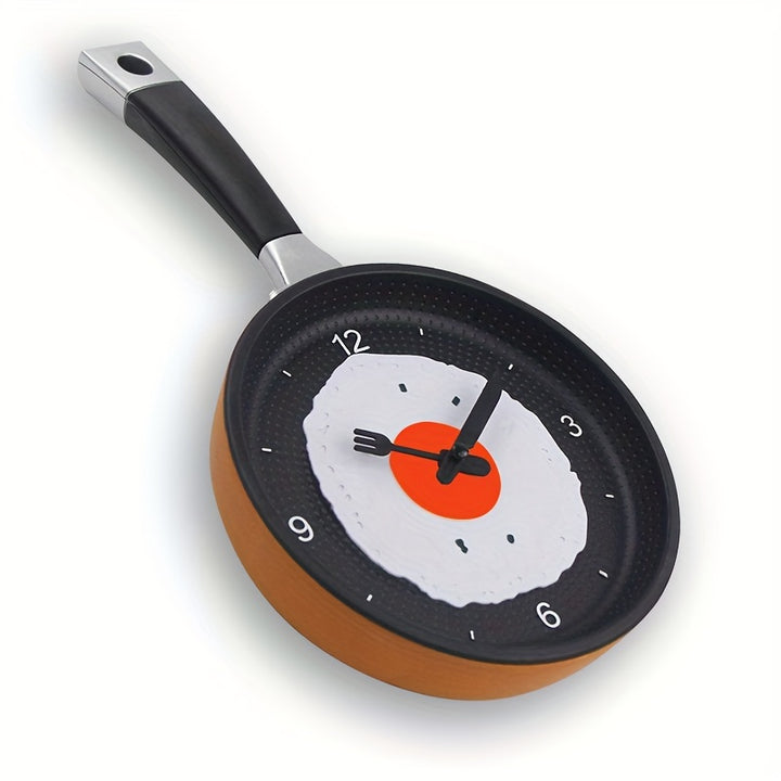 Silent Fried Egg Wall Clock  QRI0