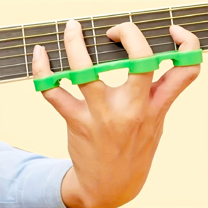 Guitarist Stretches Fingers With Exercise Device Finger Span Expander Finger And Chord Exercise Trainer