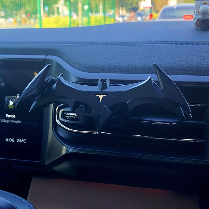 Cool BatShaped Universal Car Vent Phone Holder  Durable Abs Material  TJRAFBS