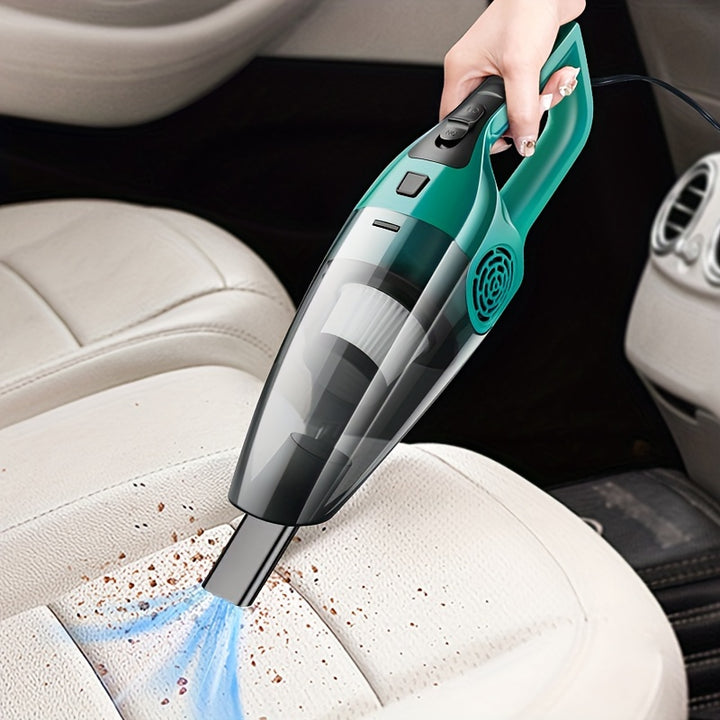 Powerful 12V Car Vacuum Cleaner with Detachable Hose and Accessories  E8UN