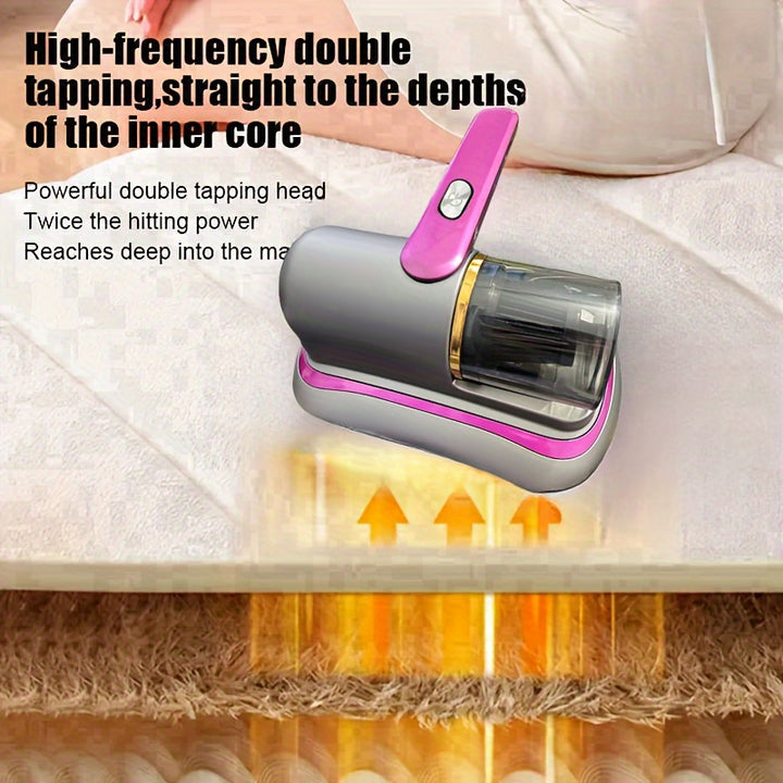 Mite Remover Wireless Home Bed Mite Remover Ultraviolet Sterilization Handheld Vacuum Cleaner For Bedding Pillow Sofa Carpets Fabric Mite Remover For Deep Cleaning