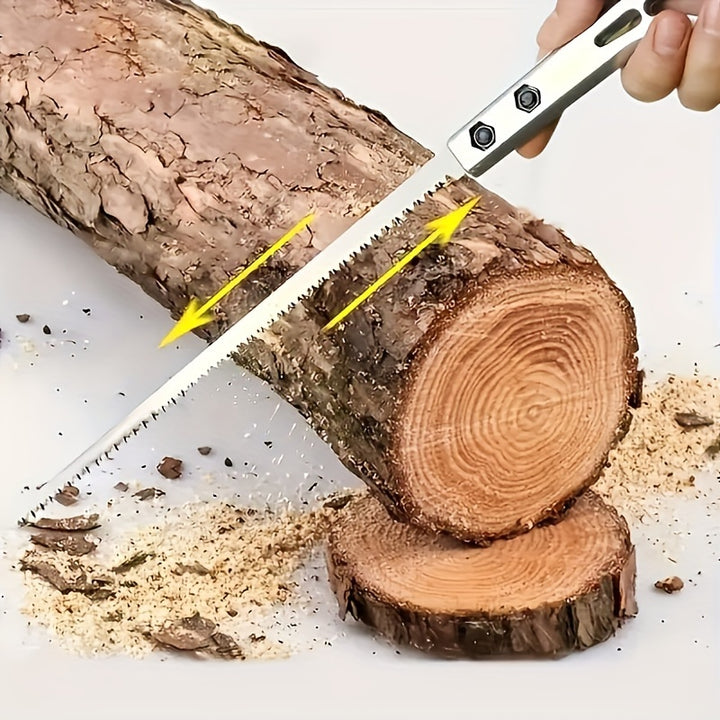 1pc Tree Sawing Tool Logging Fruit Tree Garden Saw Fine Tooth Hand Saw Woodworking Rooster Saw Garden Small Hand Saw