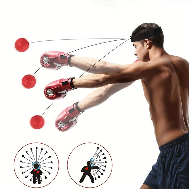 Headmounted Boxing Reaction Ball for Boxing Training  TJROIJ7
