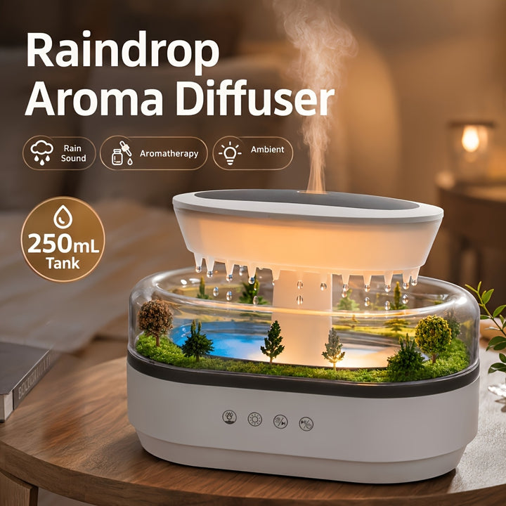 Raindrop Humidifier White Noise Aroma  SA46