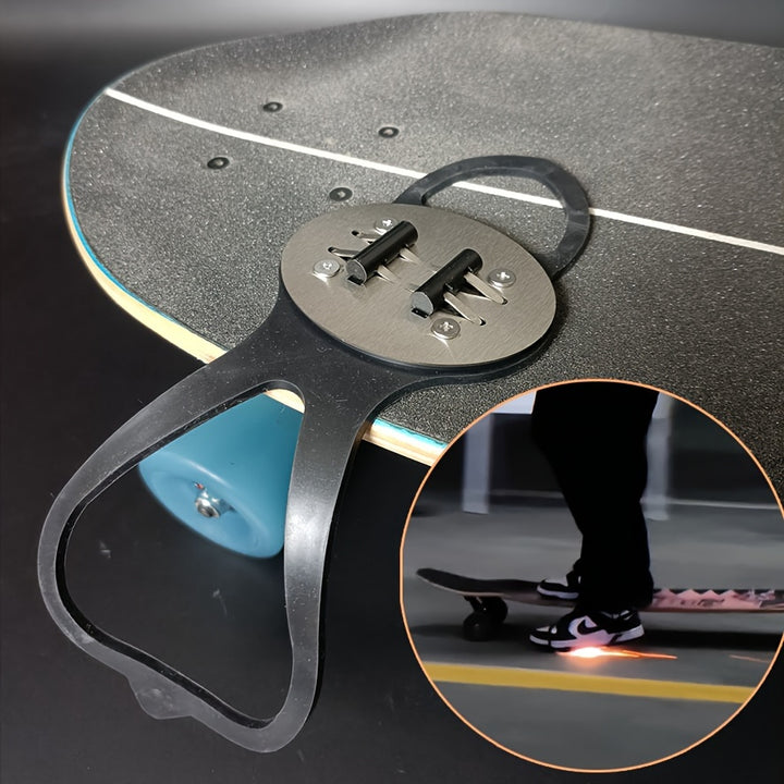 Skateboard Spark Attachments  Uncharged Rubber Fire Stunt Device for Shoes Fits Ages 14  Outdoor Skating Flame Enhancer